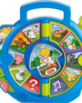 Fisher-Price Little People Toddler Learning Toy World of Animals See ‘N Say with Music and Sounds for Ages 18+ Months