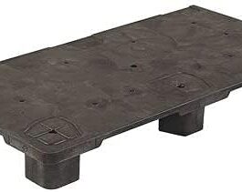 Pallet, 48 in. L x 24 in. H, Black Brand. Pack of 2