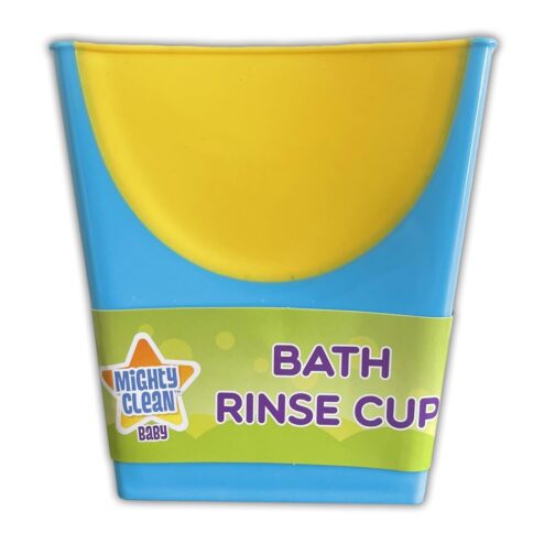 Mighty Clean Baby Shampoo Rinse Cup | Baby Bath Rinser Pail to Wash Hair and Wash Out Shampoo by Protecting Infant Eyes - Kids Bathing Without TEARS - Image 3