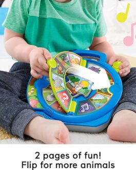 Fisher-Price Little People Toddler Learning Toy World of Animals See ‘N Say with Music and Sounds for Ages 18+ Months