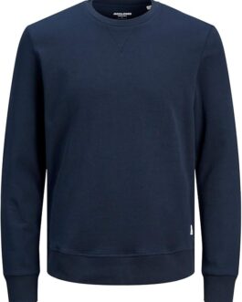 JACK & JONES Men’s Plain Sweatshirt with Crew Neck