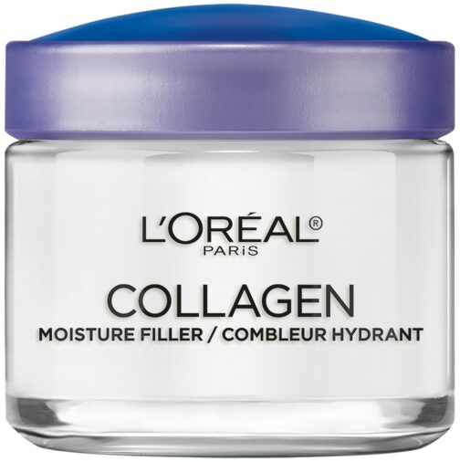 L'Oreal Paris Collagen Daily Face Moisturizer, Reduce Wrinkles, Face Cream 3.4 oz