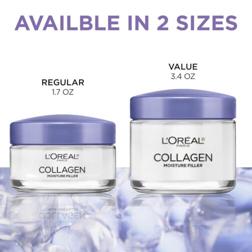 L'Oreal Paris Collagen Daily Face Moisturizer, Reduce Wrinkles, Face Cream 3.4 oz - Image 5