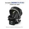 Graco Modes Pramette Travel System | Stroller & Car Seat Combo | 3-in-1 Stroller Modes | Includes Graco SnugRide 35 Infant Car Seat | Ellington - Image 2