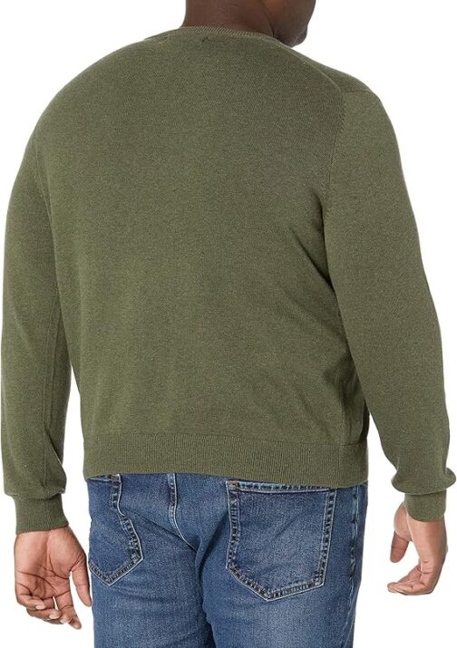 Essentials Mens Crew Neck Jumper (Plus Sizes Available) - Image 3