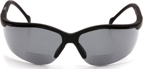 Pyramex Venture II Bifocal Readers Safety Glasses Protective Eyewear, 2.5 Diopters, Amber - Image 3