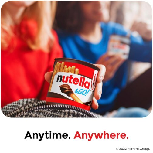 Nutella & GO! Bulk 12 Pack, Hazelnut and Cocoa Spread with Breadsticks, Stocking Stuffers, Snack Cups, 1.8 oz Each​ - Image 4
