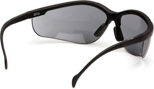 Pyramex Venture II Bifocal Readers Safety Glasses Protective Eyewear, 2.5 Diopters, Amber - Image 2