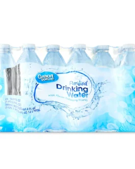 Great Value Purified Drinking Water, 16.9 fl oz, 24 Count