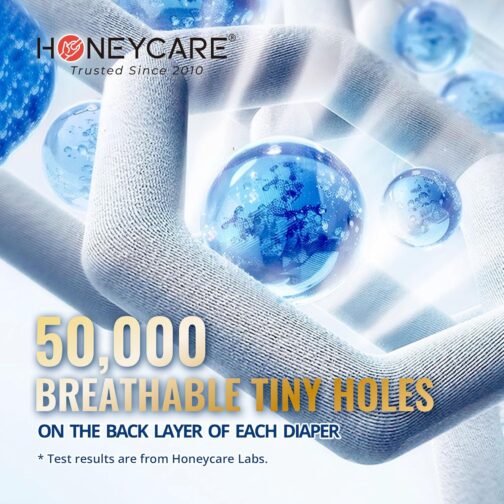 HONEY CARE All-Absorb A26 Male Dog Wrap, 50 Count, Small - Image 4