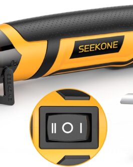 SEEKONE Mini Heat Gun, 350W 2-Temp Settings 500℉ & 842℉（260℃& 450℃） Fast Heat Hot Air Gun Tool with Reflector Nozzle and 4.9Ft Long Cable Overload Protection for Crafting, Vinyl Wrap and Shrink Tubing