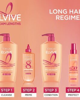 L’Oreal Paris Elvive Dream Lengths Shampoo and Conditioner Kit, Paraben Free, 1 kit