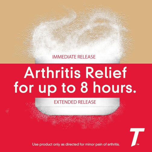 Tylenol 8 Hour Arthritis Pain Relief Extended-Release Tablets, 650 mg Acetaminophen, Joint Pain Reliever & Fever Reducer Medicine, Oral Pain Reliever for Arthritis & Joint Pain, 225 Count - Image 3