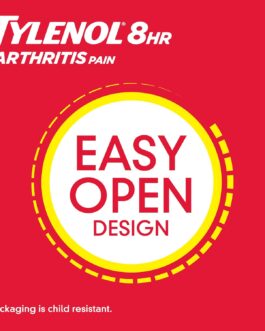 Tylenol 8 Hour Arthritis Pain Relief Extended-Release Tablets, 650 mg Acetaminophen, Joint Pain Reliever & Fever Reducer Medicine, Oral Pain Reliever for Arthritis & Joint Pain, 225 Count