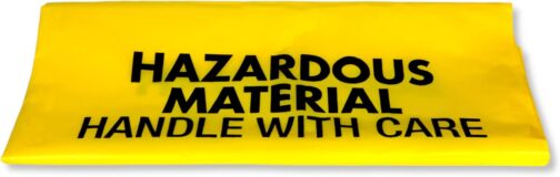 10-Gallon Hazardous Waste Bags (24 pack, Yellow) w/Twist Ties – 17” Wide x 30” Tall, 4 mil Thickness – Pack of 24! Made in the USA! - Image 2