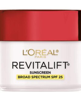 L’Oréal Paris Revitalift Anti-Wrinkle and Firming Face Moisturizer with SPF 25, Pro-Retinol and Centella Asiatica, Paraben Free, 1.7 oz (Packaging may vary)