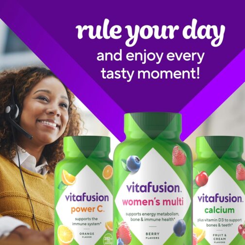 Vitafusion Womens Multivitamin Gummies, Berry Flavored Daily Vitamins for Women With Vitamins A,C,D,E,B-6 and B-12, America’s Number 1 Gummy Vitamin Brand, 75 Days Supply, 150 Count (Package May Vary) - Image 2