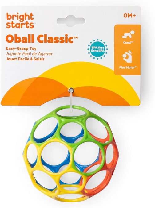 Oball Rattle – Flexible and Easy-to-Grip Design for Children of All Ages Classic - Image 2