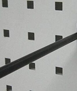 Single Rod Pegboard Hook, 6 in, PK5