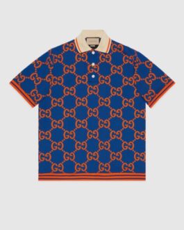 GG cotton jacquard polo T-shirt