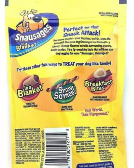 Dog Snacks – Beef & Cheese Flavor – Net Wt 4.5 oz (128 g) – Pack of 2