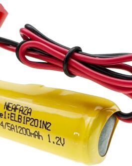 ELB1P201N2 ELB1P201N Emergency Light Battery 1.2V 1200mAh Ni-CD Compatible with Lithonia ELB1P201NB ELB1P2901N ANIC1493 1009S00-MZ ELB0320 Grainger 4WT20 OSA212 NIC1169 EBE-33 (2 Pack)
