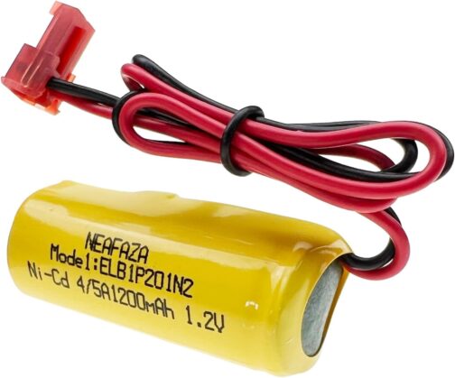 ELB1P201N2 ELB1P201N Emergency Light Battery 1.2V 1200mAh Ni-CD Compatible with Lithonia ELB1P201NB ELB1P2901N ANIC1493 1009S00-MZ ELB0320 Grainger 4WT20 OSA212 NIC1169 EBE-33 (2 Pack) - Image 2