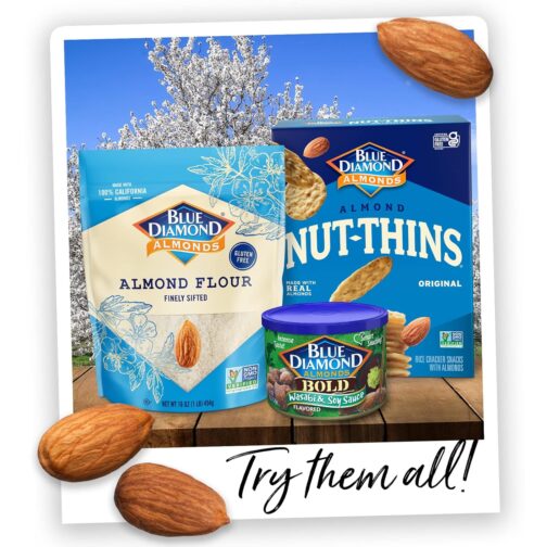 Blue Diamond Almonds Low Sodium Lightly Salted Snack Nuts, 40 Oz Resealable Bag (Pack of 1) - Image 2