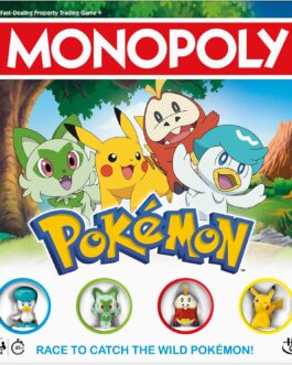 Monopoly Pokémon Edition Board Game | Ages 8 and Up | 2 to 4 Players | Kids Games for Pokémon Fans | Fun Family Games| 45 Mins. Avg.