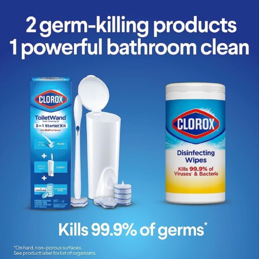 Clorox ToiletWand Disinfecting Refills, Rainforest Rush, 30 Ct (Package May Vary) - Image 5