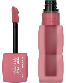 MAYBELLINE Super Stay Teddy Lip Tint, Long Lasting Matte Lipstick For Up To 12HR Wear, Kneehigh, 1 Count