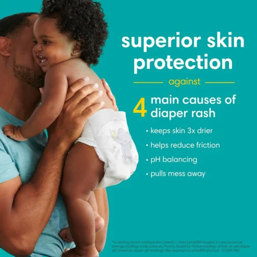 Pampers Baby Diapers - Swaddlers Ultra Absorbent Disposable Infant Diaper - Size 4, 150 Count - Image 3