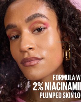 Maybelline Grippy Serum Primer, Hydrating Makeup Primer with 2% Niacinamide For Up To 24HR Make Up Wear, Clear, 1 Count