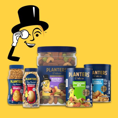 PLANTERS Salted Peanuts Cocktail, Party Snack, Plant-Based Protein, After School Snack, Roasted in Peanut Oil, Salted Nuts, Snacks for Adults, Bulk Nuts, Kosher, 2.19lb Jar - Image 2