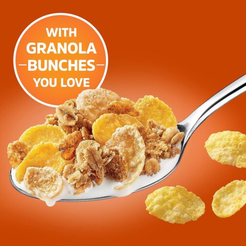 Honey Bunches of Oats Crunchy Honey Roasted Cereal 18 Ounce (Pack of 1) Box - Image 4