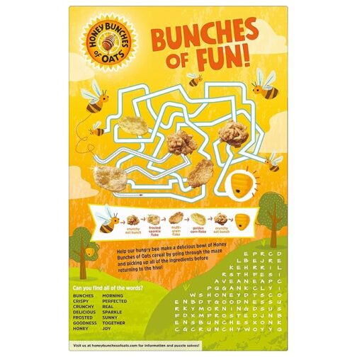 Honey Bunches of Oats Crunchy Honey Roasted Cereal 18 Ounce (Pack of 1) Box - Image 2