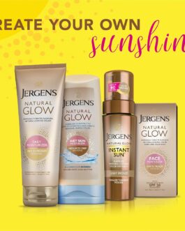 Jergens Natural Glow + Firming Daily Moisturizer Medium to Tan Skin Tones 7.5oz