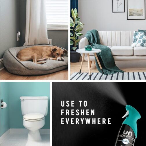 Febreze Air Mist Air Freshener Spray, Odor-Fighting Room Spray, Air Fresheners for Home and Bathroom and Kitchen, Aerosol Can, Unstopables Fresh Scent, 8.8oz, 3 Count - Image 2