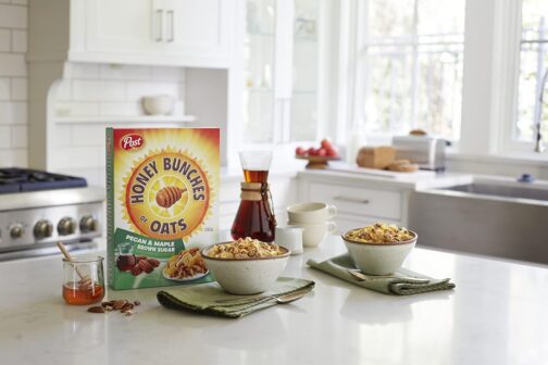 Honey Bunches of Oats Maple Pecan, Heart Healthy, Low Fat Cereal, made with Whole Grains, 12 Ounce - Image 2