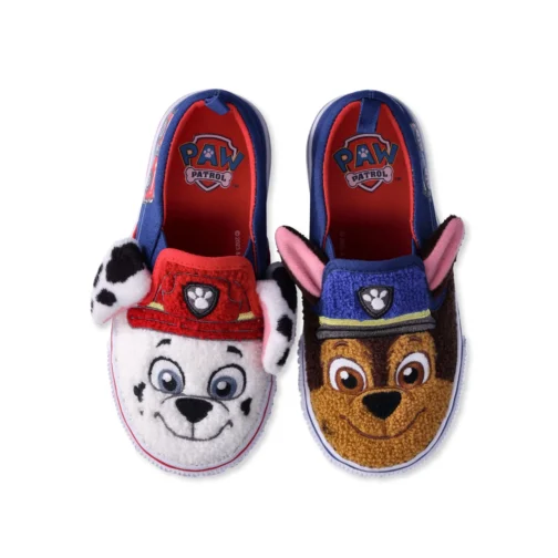 Paw Patrol Characters Toddler Kids Fleece Slip-On Sneakers