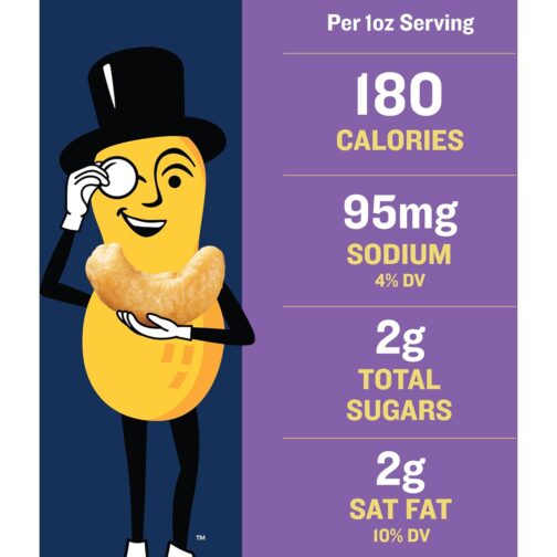 PLANTERS Deluxe Mixed Nuts, Cashews, Almonds, Pecans, Pistachios, Hazelnuts, Roasted with Sea Salt, Party Snacks, Plant-Based Protein Nut Mix, Snacks for Adults, After School Snack Mix, 27oz - Image 4