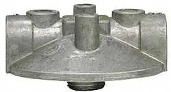 10 Micron Rating, Aluminum Hydraulic Spin-On Filter Head, 3/8 in Npt Inlet Port, 7 Gpm, 180F Max Temp, 200 Psi Max Pressure, Silver, 1.5625 in x 0.1875 in, 1 Each